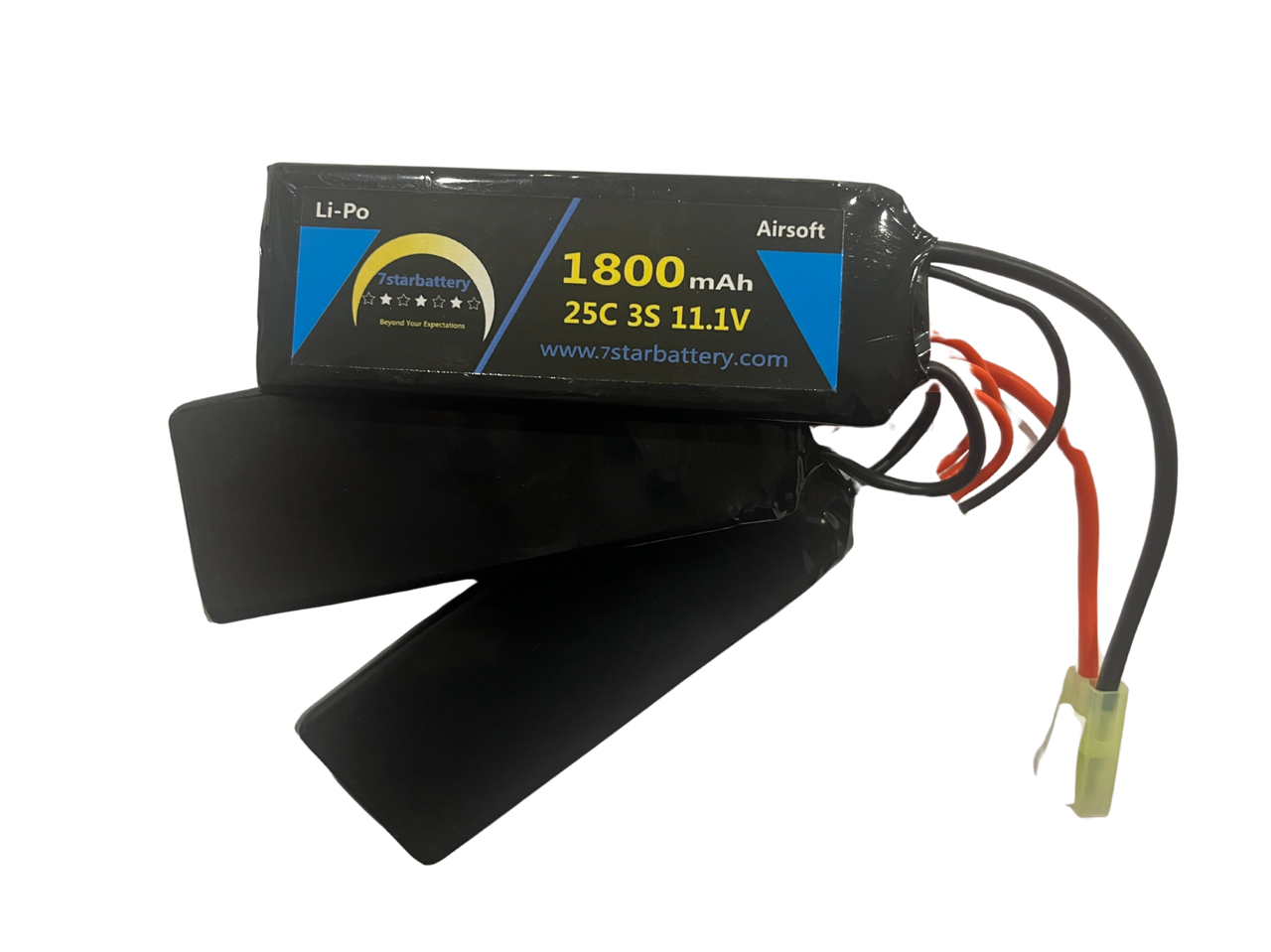 7 Star 11.1V 1800mAh Li-Po Airsoft Stick Battery