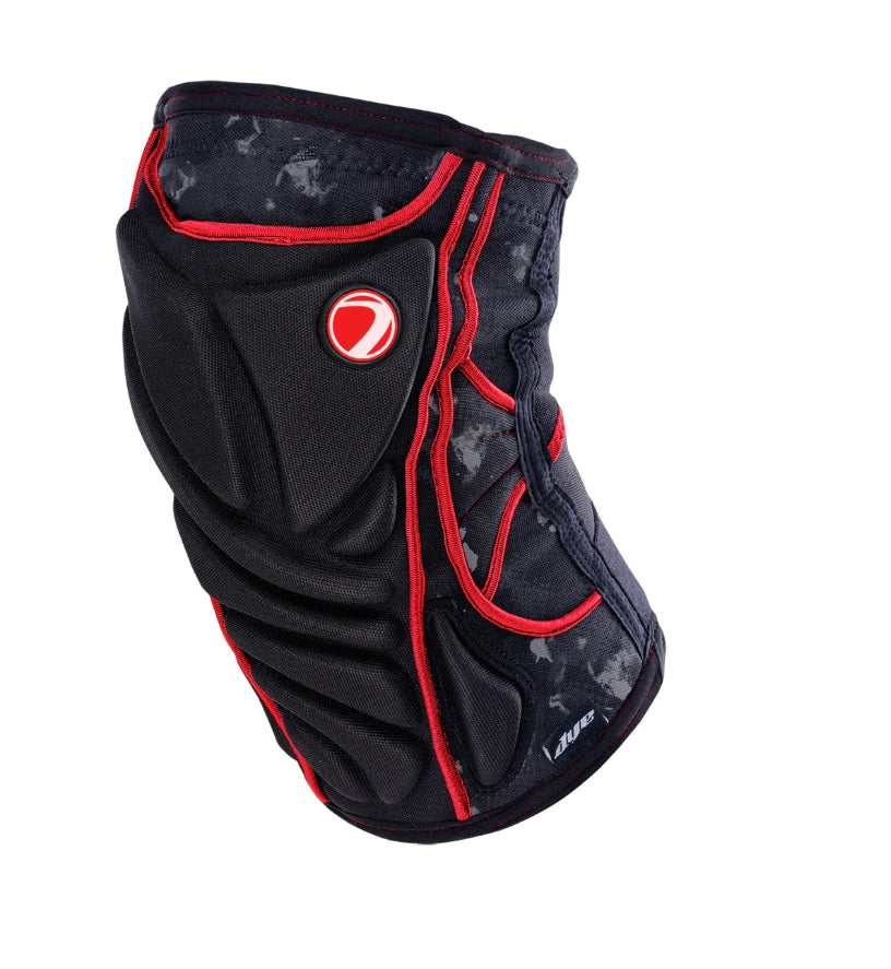 Dye Performance Knee Pads - DyeCam Black/Red L