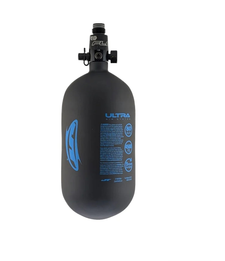 JT Ultra Light 80ci Tank Blue Label w/ Empire FLO Basic Regulator