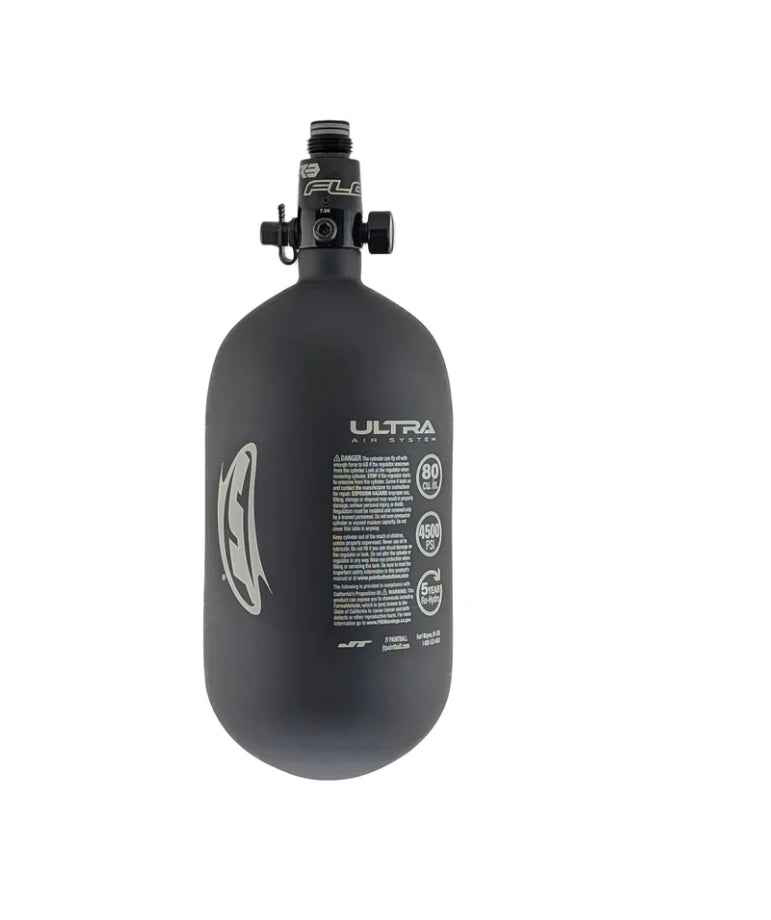 JT Ultra Light 80ci Tank Gray Label w/ Empire FLO Basic Regulator