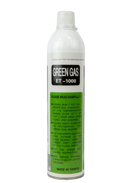 1100ml Green Gas w/ Added Silicone