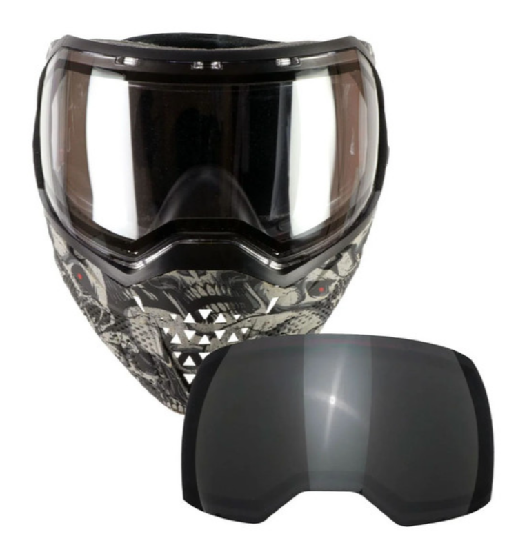 Empire EVS Mask LE Damage with Thermal Ninja and Thermal Clear Lens