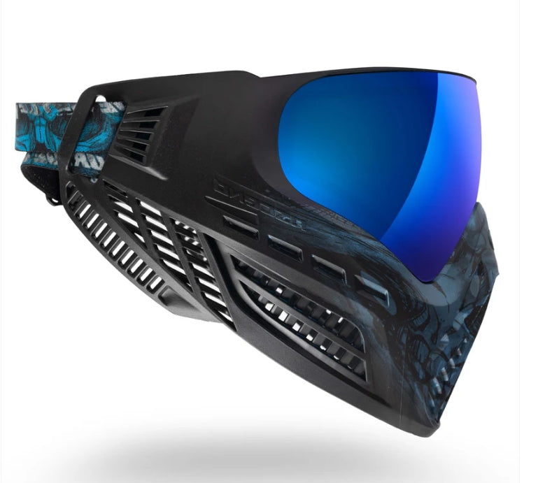 Virtue VIO Ascend Goggle - Cyan Skull