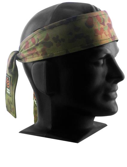 PAINTBALL ASSASSIN HEAD TIE BROWN CAMO