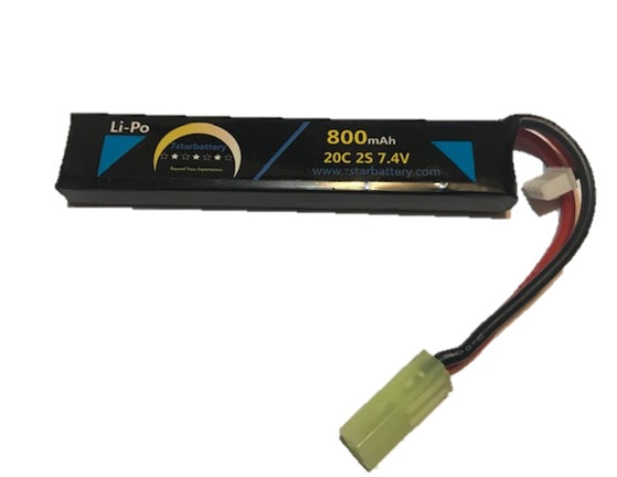 7 Star 7.4V 1000mAh Li-Po Airsoft Stick Battery