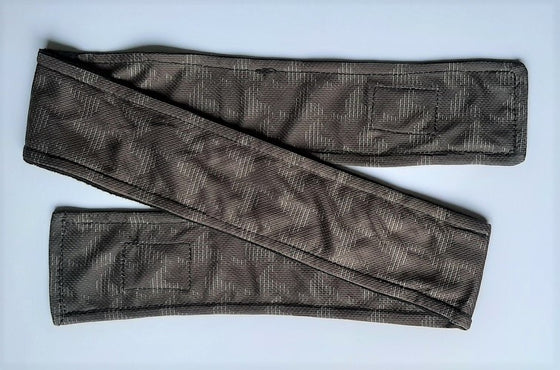 PAINTBALL ASSASSIN HEAD TIE BROWN STARS