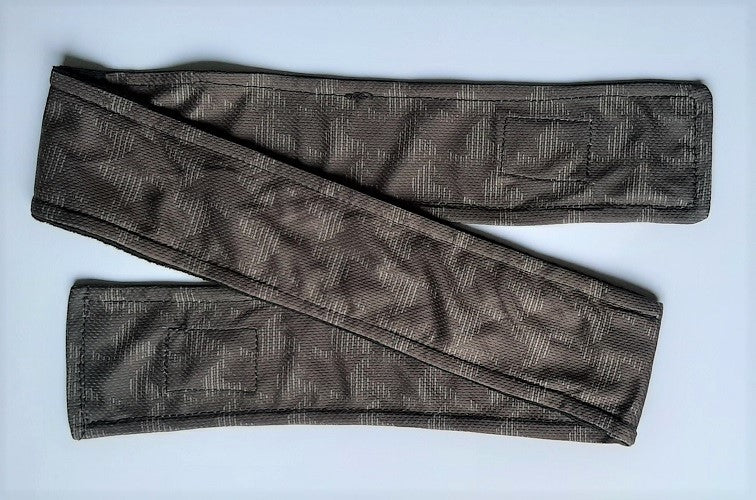 PAINTBALL ASSASSIN HEAD TIE BROWN STARS