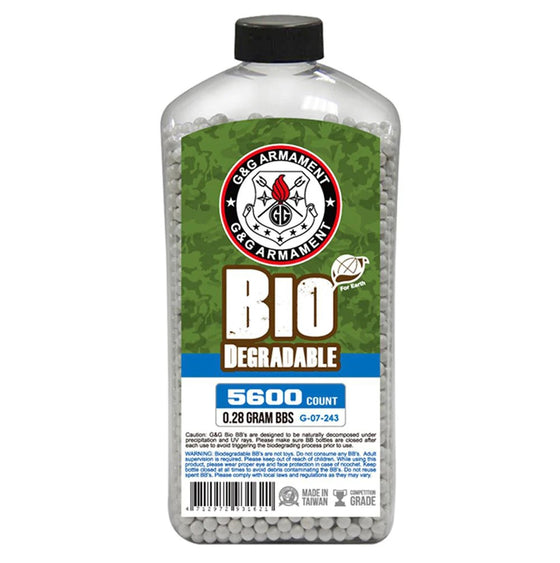 BIO BB 0.28g Bottle 5600 Rounds (white)