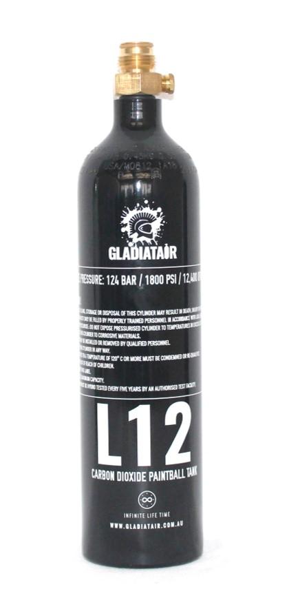 GladiatAir 12oz CO2 CYLINDER W/ PIN VALVE
