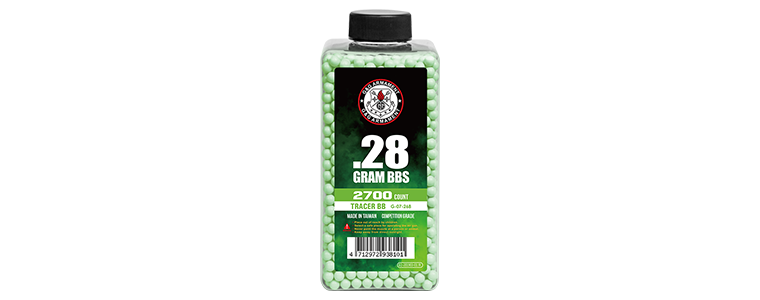 G&G Tracer BB 0.28g (Can/2700 Pellets) (Green)