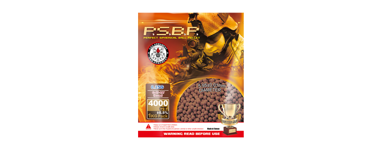 G&G Perfect BB 0.25g (Brown)  1KG/Pack(4000R)