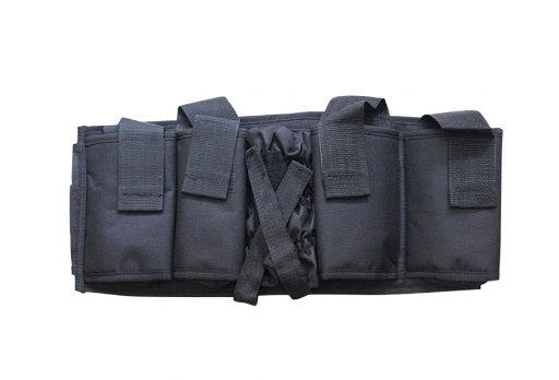 4+1 Pod belt with Tank Pouch Black