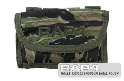 MOLLE SHOTGUN SHELL or CO2 POUCH TIGER STRIPE