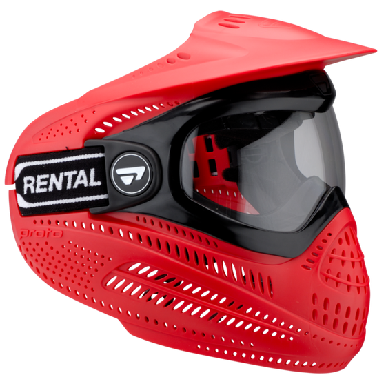 DYE SE RENTAL MASK SINGLE LENS, RED