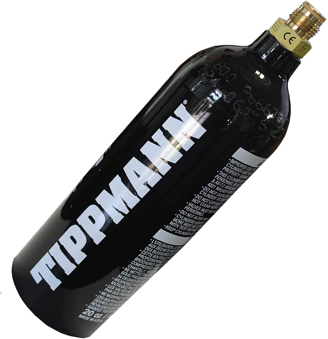 Tippmann 12OZ CO2 CYLINDER W/ PIN VALVE