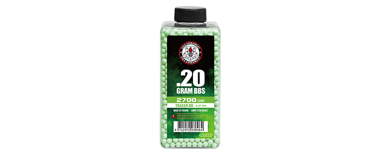 0.20g G&G BB 2700R Green (Tracer BB)